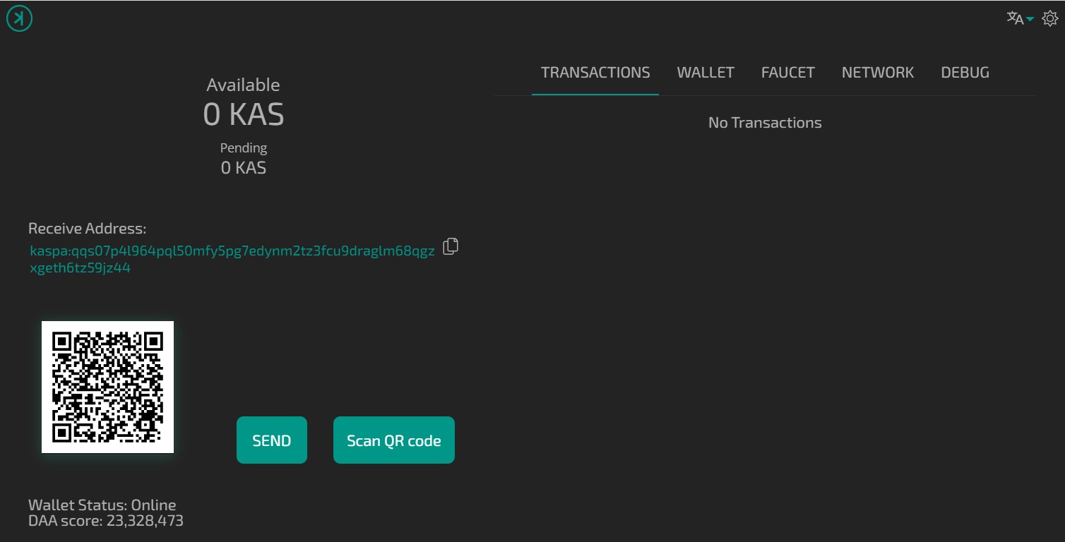 Kaspa Wallet