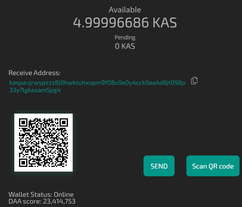 Kaspa Wallet