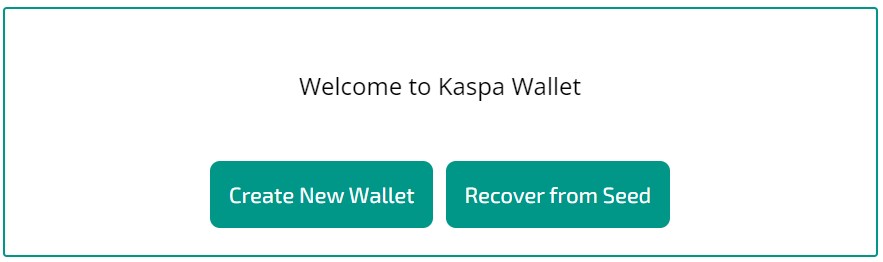 Kaspa Wallet